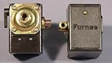 Pressure switch for air compressor made by Furnas / Hubbell 69JF7LY 95-125 single port w/ unloader & on/off lever
