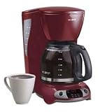 Mr. Coffee TFX26 12-Cup Coffeemaker, Red