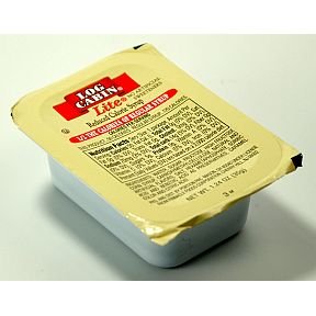 Log Cabin Lite Reduced Calorie Syrup, 1.24-Ounce Cups (Pack of 100)