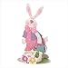 EASTER BUNNY GARDENER DECORATIVE TEALIGHT CANDLE HOLDER