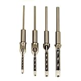 Powermatic 1791096 4-Piece Mortise Chisel and Bit Set