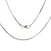 .925 Silver Square-Cut Snake Chain, 16", 18" or 20"