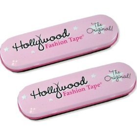 2 PACK set - Clothing 2-Sided Tape 072-Strips w/ 2 Tins by Hollywood Fashion Tape #KitFT36