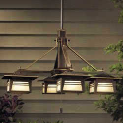 Kichler Olde Bronze Zen Garden Outdoor Chandeliers Dining by Kichler