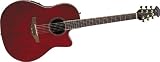 Ovation Celebrity Cc24-rr -string Acoustic-electric Guitar, Red Ruby