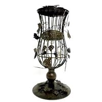Wine Bottle Cork Cage Shaped Like a Hurricane Glass.