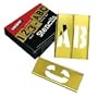 C.H. Hanson 10071 2" 45 Piece Letter & Number Stencil Set Brass (1SET)
