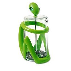 Click here to buy Alessi Inka French Press Coffee Maker, Green by Alessi.