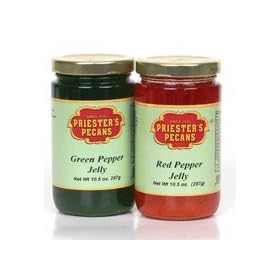 Pepper Jelly Combo - 1-10.5 Jar Red Pepper Jelly & 1-10.5 Jar Green Pepper Jelly