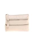 Layla Rose 'Audrey' - 3 zip nude nappa leather purse White
