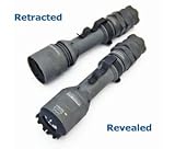 K2 Porcupine Light Tactical Flashlight with Retractable Spikes