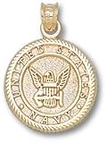 Navy Seal 5/8 Charm/Pendant -14K/10K, Stainless Steel or Gold Plated