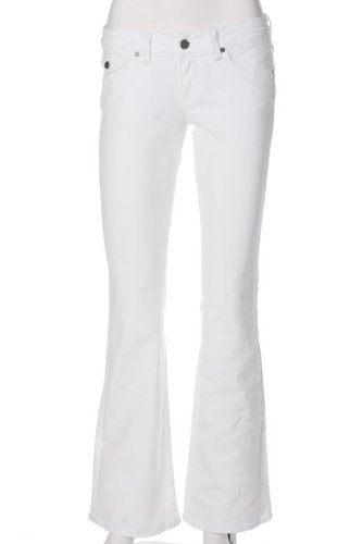 Paige Premium Denim Women's Petite Stretch Pico White Boot Cut Jeans - 32 product image