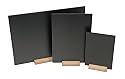 A3 (30x42 cm) Table top menu blackboard - Beech base