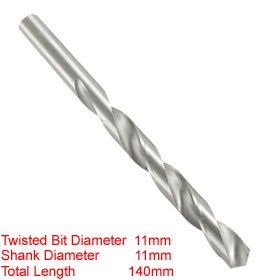 Straight Shank HSS Twist Drill Bits Set 11mm