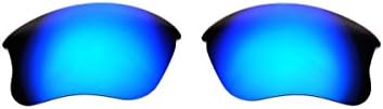 Customatic Optics Men's Polarized Replacement Lenses for Oakley Flak Jacket XLJ sunglasses Sapphire Blue