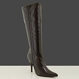 RATIO Women Stiletto Heel Dress Boots Dark Brown