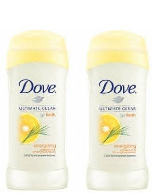Dove Ultimate Go Fresh Energizing Anti-Perspirant Dove 2.6 oz Deodorant Stick For Unisex
