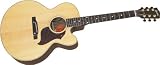 Gibson J-185 EC Ovangkol Cutaway Acoustic-Electric Guitar, Natural¹