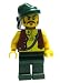 Pirate (Tattoo, Green Bandana) - LEGO Pirates Minifigure