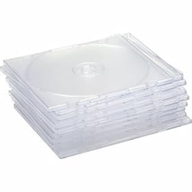Compucessory CD Case Slimline Jewel for 1 Disk W125xD5xH124mm Clear Ref 442463 [Pack of 50]