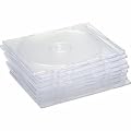 Compucessory CD Case Slimline Jewel for 1 Disk W125xD5xH124mm Clear Ref 442463 [Pack of 50]