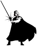 Star Wars DARTH VADER Light Saber Stance Logo Car Window Rub On Decal Sticker