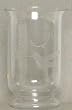Individually Hand Etched Hummingbird Glass Candle Shade 8"H Set of Two