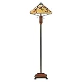 Quoizel Grove Park Tiffany 2 Lt Floor Lamp