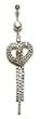 Valentine Heart with Clear CZ