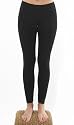 Ladies Black Ankle Length Leggings Long Footless Size 8-26