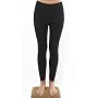Ladies Black Ankle Length Leggings Long Footless Size 8-26