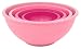 Zak Designs Assorted Pinks  4-Piece Nested Bowl Set