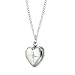 Children's Sterling Silver Diamond-Accent Heart Locket, 13
