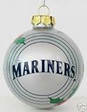 ICHIRO SEATTLE MARINERS GLASS BALL CHRISTMAS ORNAMENT - B000C3RB20