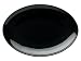 Kitchen & Housewares : Waechtersbach Oval Platter, Black
