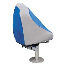 Classic Accessories HurricaneTM Always Ready Boat Seat Cover (Blue Grey) by 