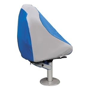 Classic Accessories HurricaneTM Always Ready Boat Seat Cover (Blue Grey) by 