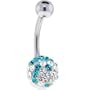 Cubic Zirconia Belly Ring