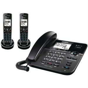 Uniden D3288-2 Standard Phone - DECT. DECT 6.0 CORDED CORDLESS ANSWERIGN SYSTEM W/2 HANDSETS C-PHON. 1 x Phone Line - Answering Machine - Caller ID - Speakerphone - Backlight