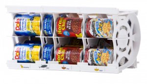 CanSolidator Cupboard Stores & Rotates 20 Cans