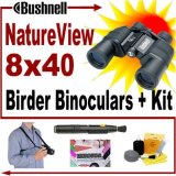 Click here to buy Bushnell Natureview 8x40 Birder Binocular + Accessory Kit by Bushnell.