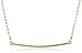 Dogeared Balance Curved Bar Necklace, 18