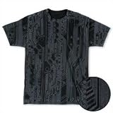 Black Circuitry All-Over T