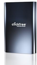 Clickfree C2 1TB Portable Automatic Backup USB3.0 Hard Drive - Black