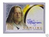 Gamling authentic autograph card 'Lord of the Rings' (Return of the King)IMAGE