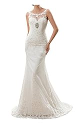 Sexy Mermaid Natural   Waistline Lace-Up Satin Spaghetti Strap Wedding Dress 