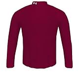 Men's Under Armour Tech Longsleeve Mock Turtleneck Top - Maroon