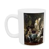 The Chess Players, 1887 by Carl Herpfer - Mug - Standard Size