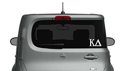 Kappa Delta Die Cut Decal/Sticker - Car, Truck Laptop (2 Pack) (White)